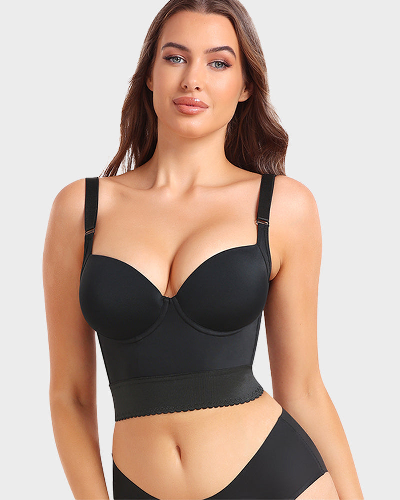 ContourFit™ | Vestavěná dlouhá push-up podprsenka se zeštíhlujícím efektem