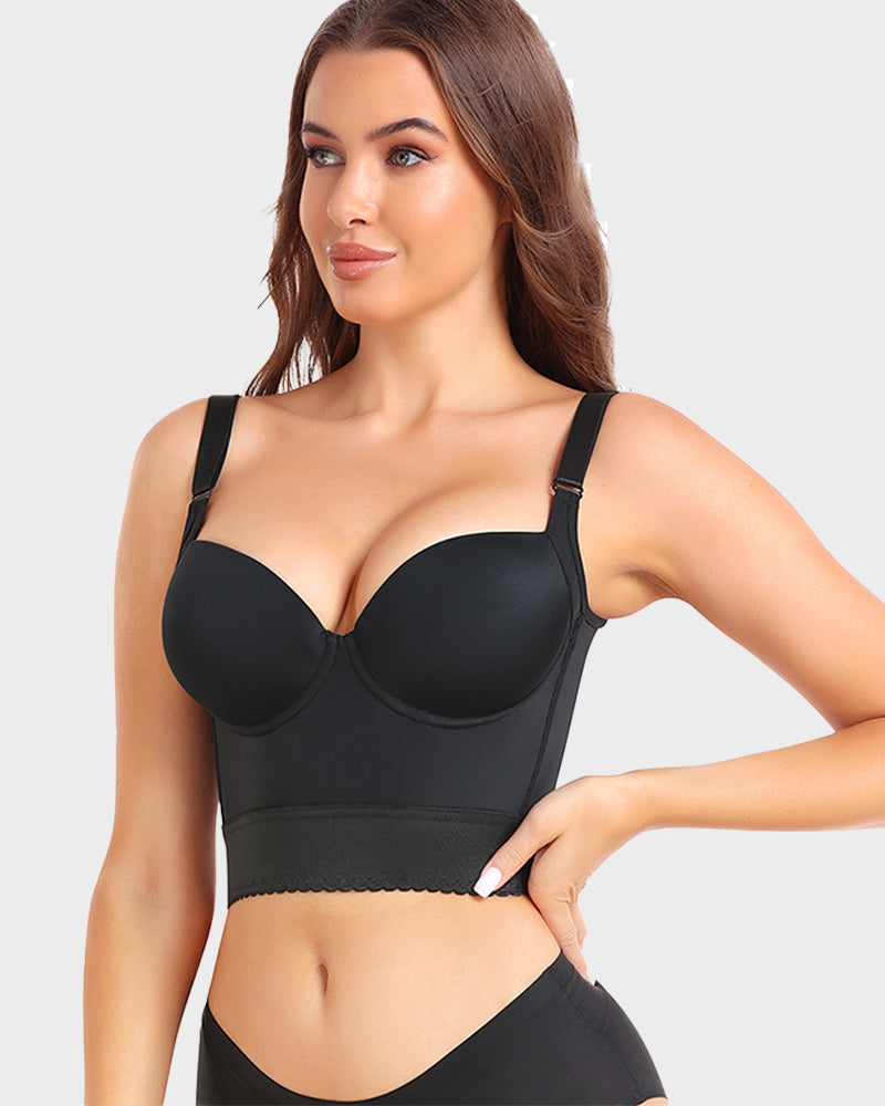 ContourFit™ | Vestavěná dlouhá push-up podprsenka se zeštíhlujícím efektem