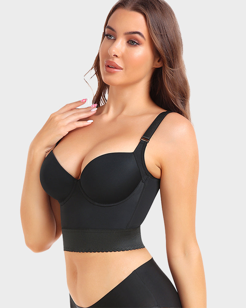 ContourFit™ | Vestavěná dlouhá push-up podprsenka se zeštíhlujícím efektem