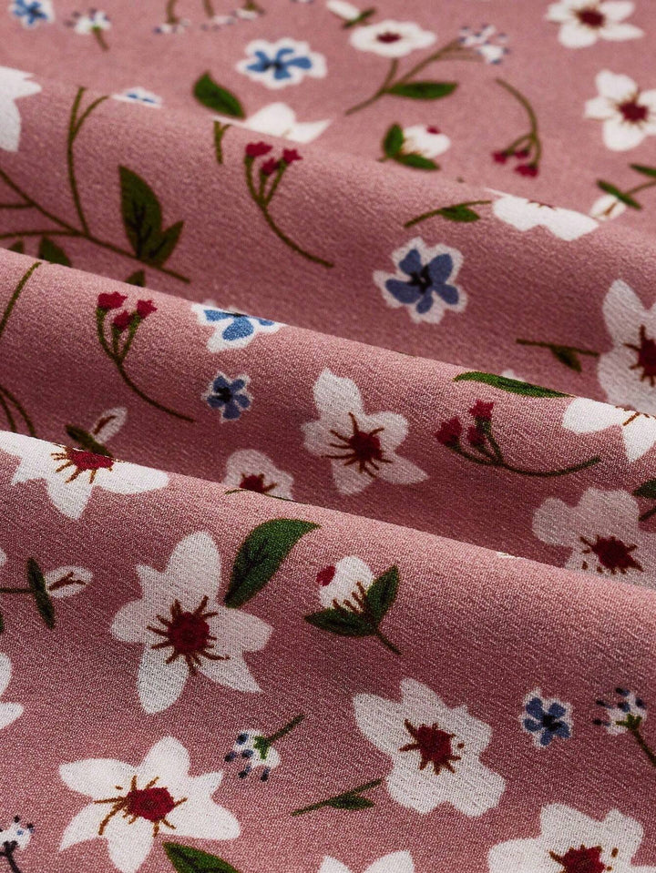 Brynja | Damen Maxikleid mit langen Ärmeln und Blumenmuster - Blumenmuster - Bild 11