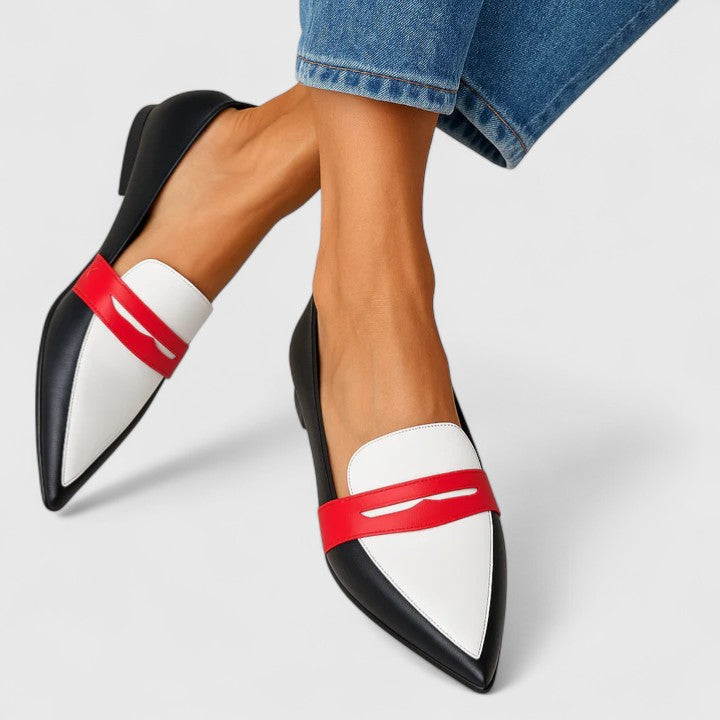 Clementina | Women's Pointed Toe Loafers - Image 1