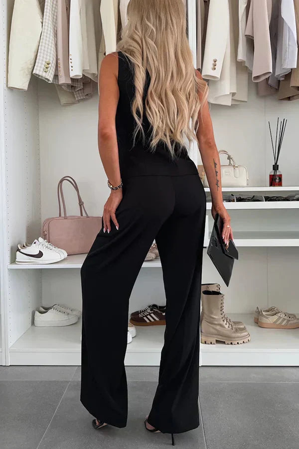 Cordamelle | Damen-Set mit weitem Bein - Gelb - Bild 8