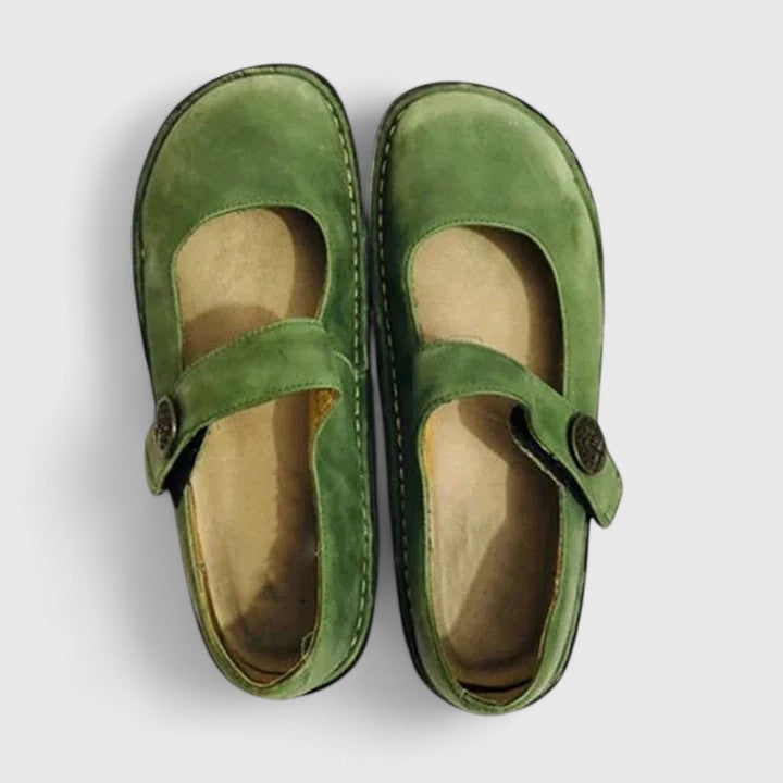 Cordiana | Damen grüne Mary Jane Ballerinas - Grün - Bild 5
