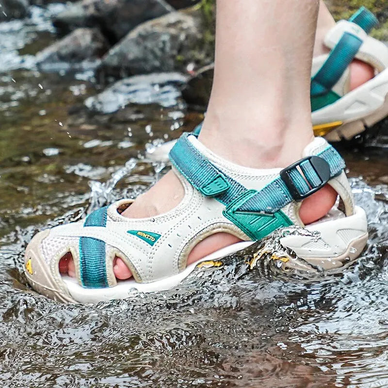 Drusilla | Women's Adjustable Sport Hiking Sandals - Teal - Image 1