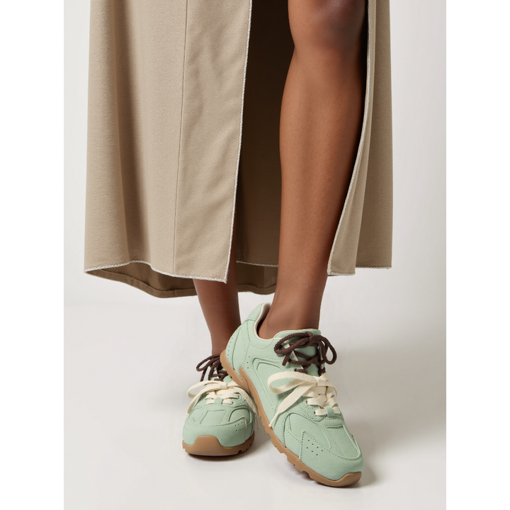 Francine | Damen Sneaker mit doppelter Schnürung in Braun - Braun - Bild 4