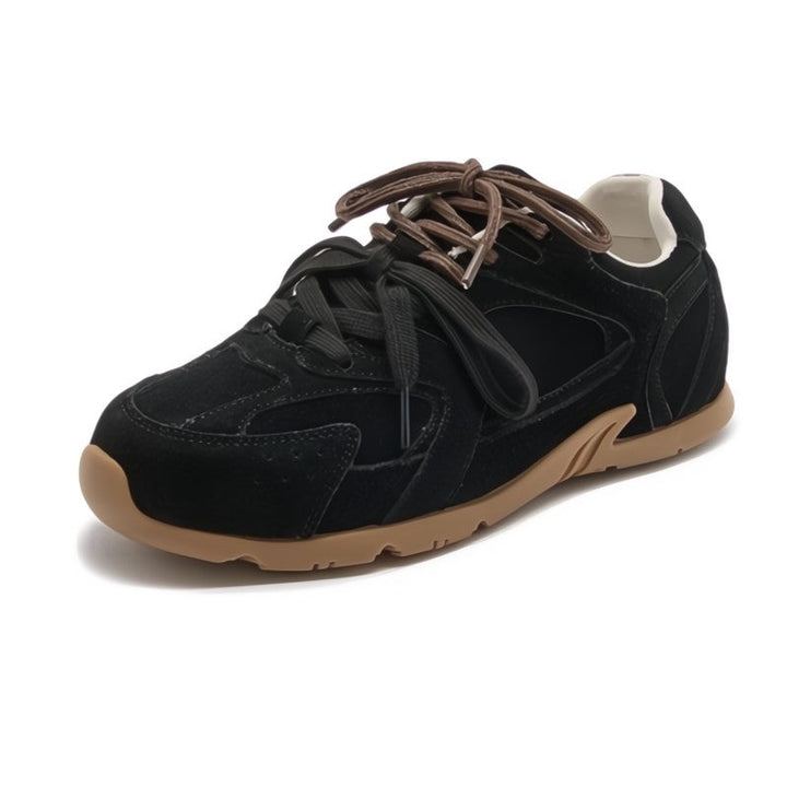 Francine | Damen Sneaker mit doppelter Schnürung in Braun - Braun - Bild 5