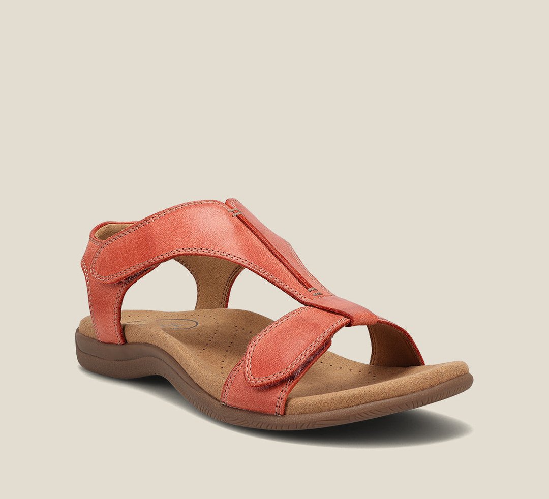 Imara | Women's Comfort Arch Support Sandals - Peach - Image 1