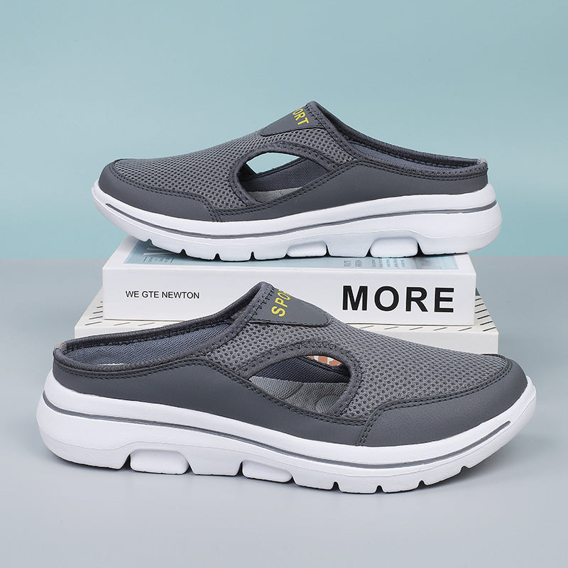 Lyrical | Women's Cushioned Athletic Slides - Grey - Image 1