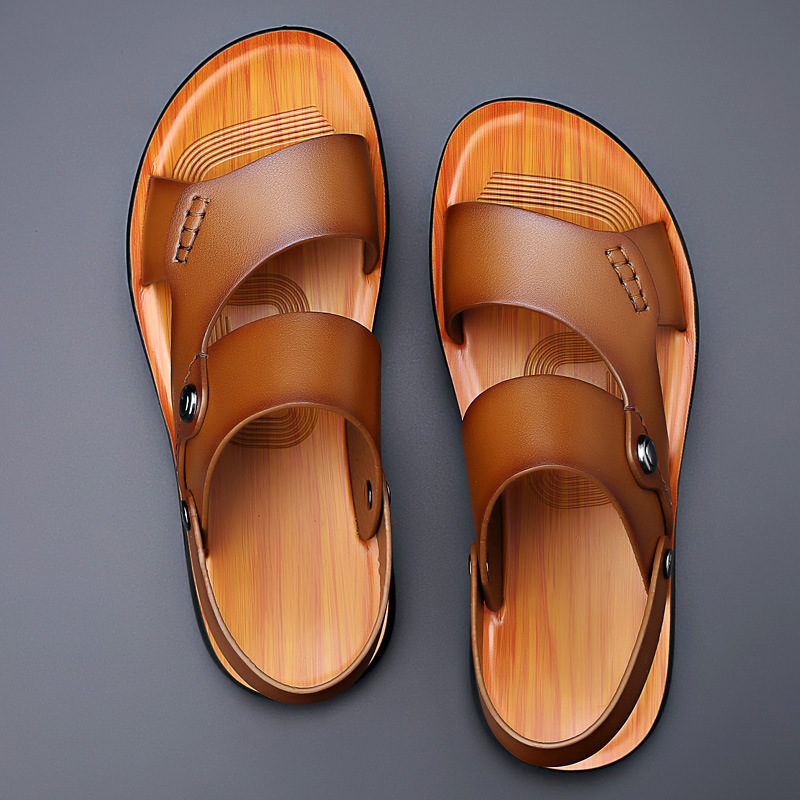 Marlena | Women's Adjustable Strap Sandals - Brown - Image 1
