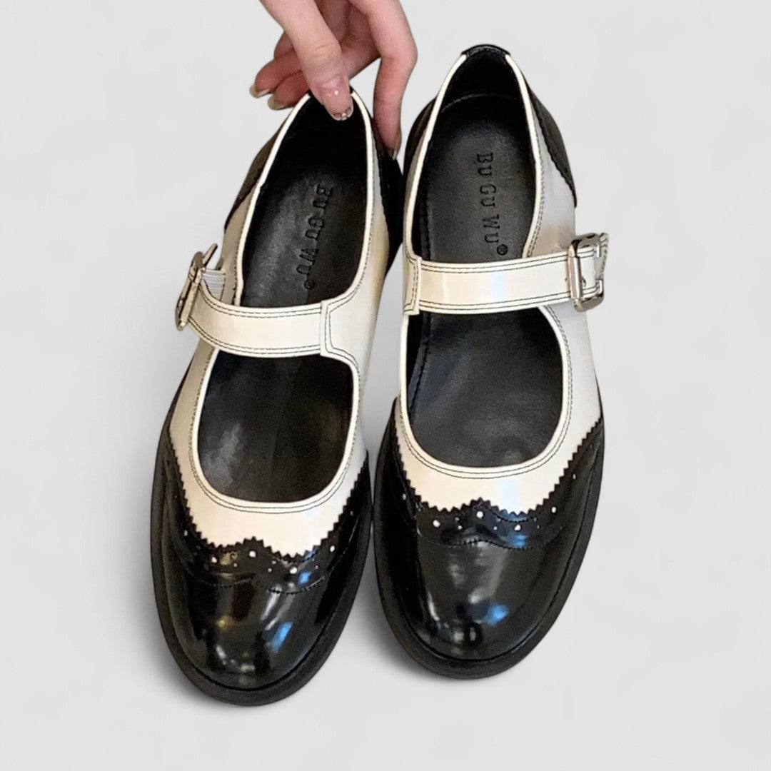 Prunella | Women's Brogue Mary Jane Shoes - Image 1