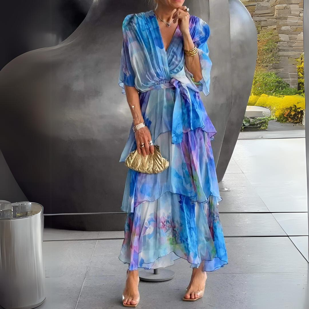 Rosalyn | Women's Wrap Maxi Dress - Image 1