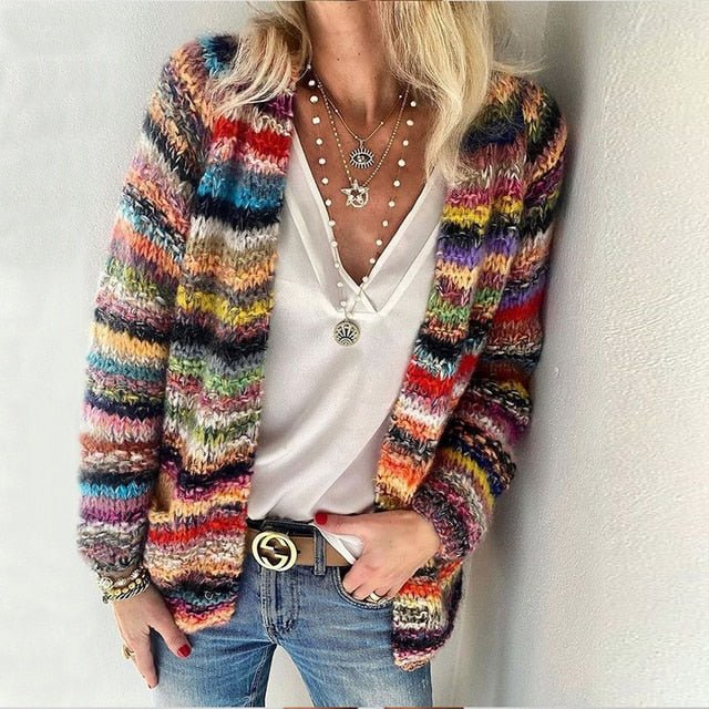 Seraphessa | Women's Colourful Open Cardigan - Image 1
