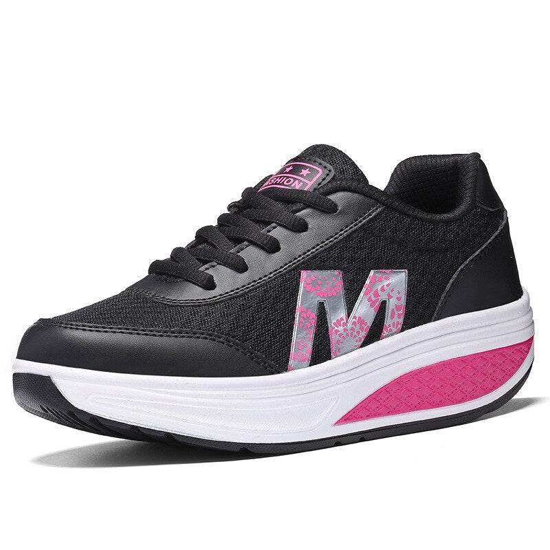 Thessienne | Damen-Walking-Schuhe mit Unterstützung – Schwarz – Bild 1