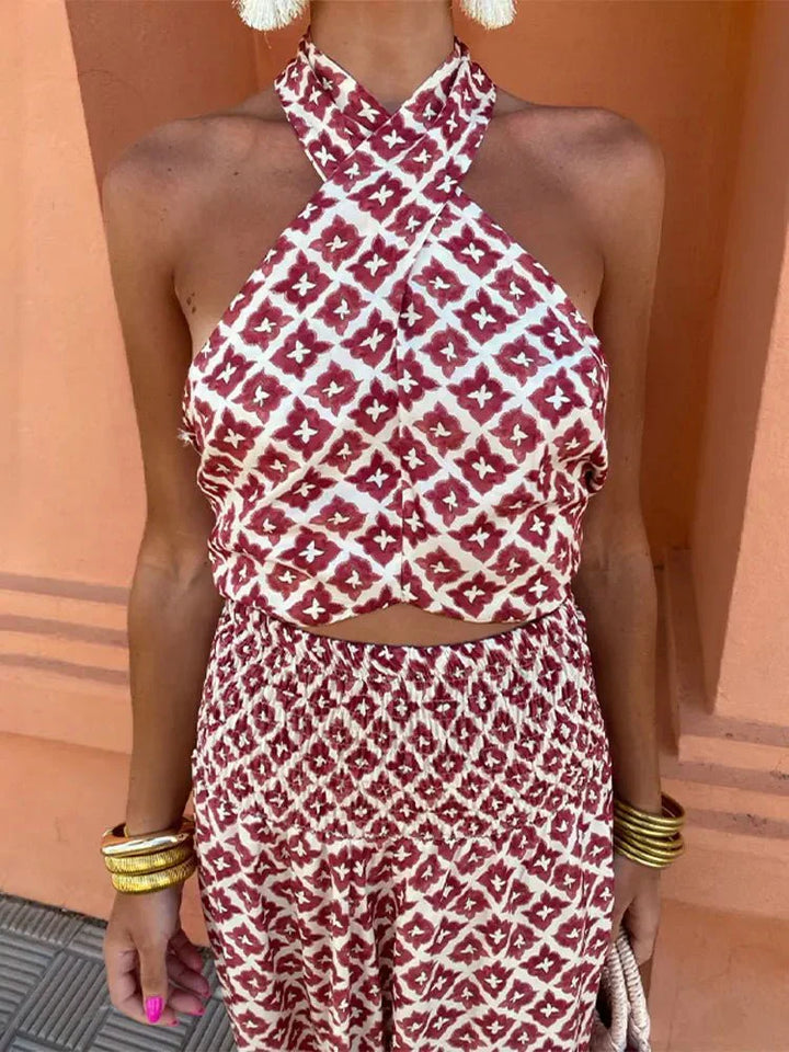 Valencia | Maxikleid für Damen mit Neckholder - Bild 2