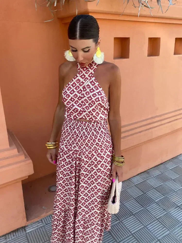 Valencia | Maxikleid für Damen mit Neckholder - Bild 4