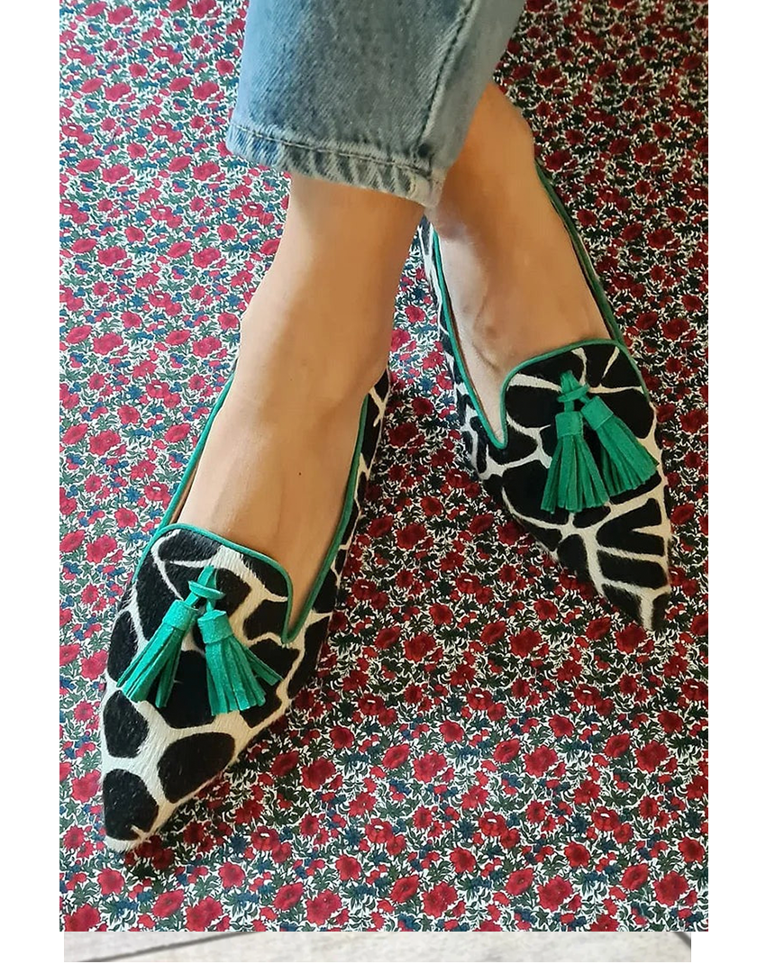 Xara | Women's Pointed Toe Tassel Loafers - Image 1